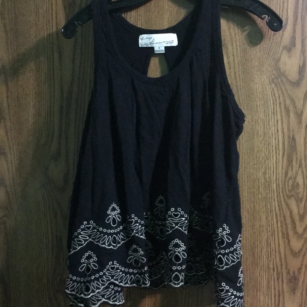 Vintage Havana open back cut out top small